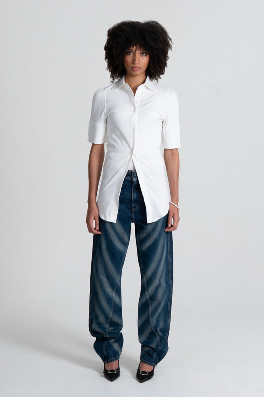 Rollup Shirt White