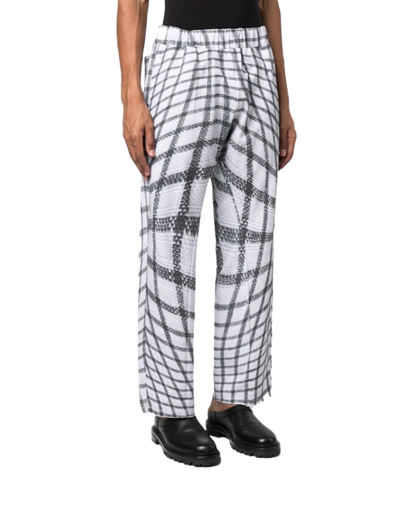 Grid Print Lounge Pants