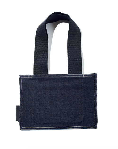 Small Art Folder Bag Indigo