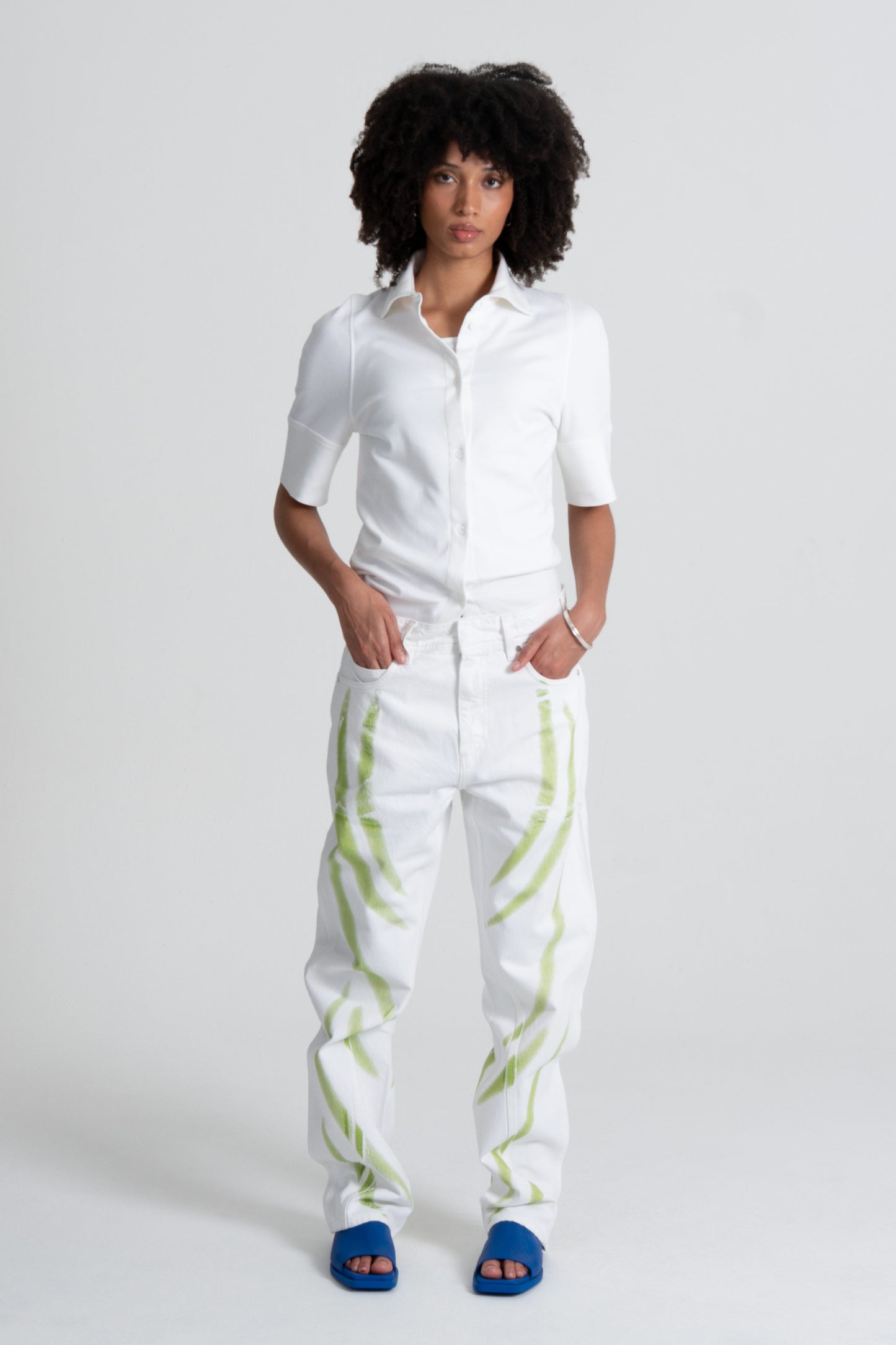 Tucker Barlon Denim Jeans White