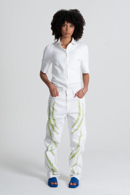 Tucker Barlon Denim Jeans White