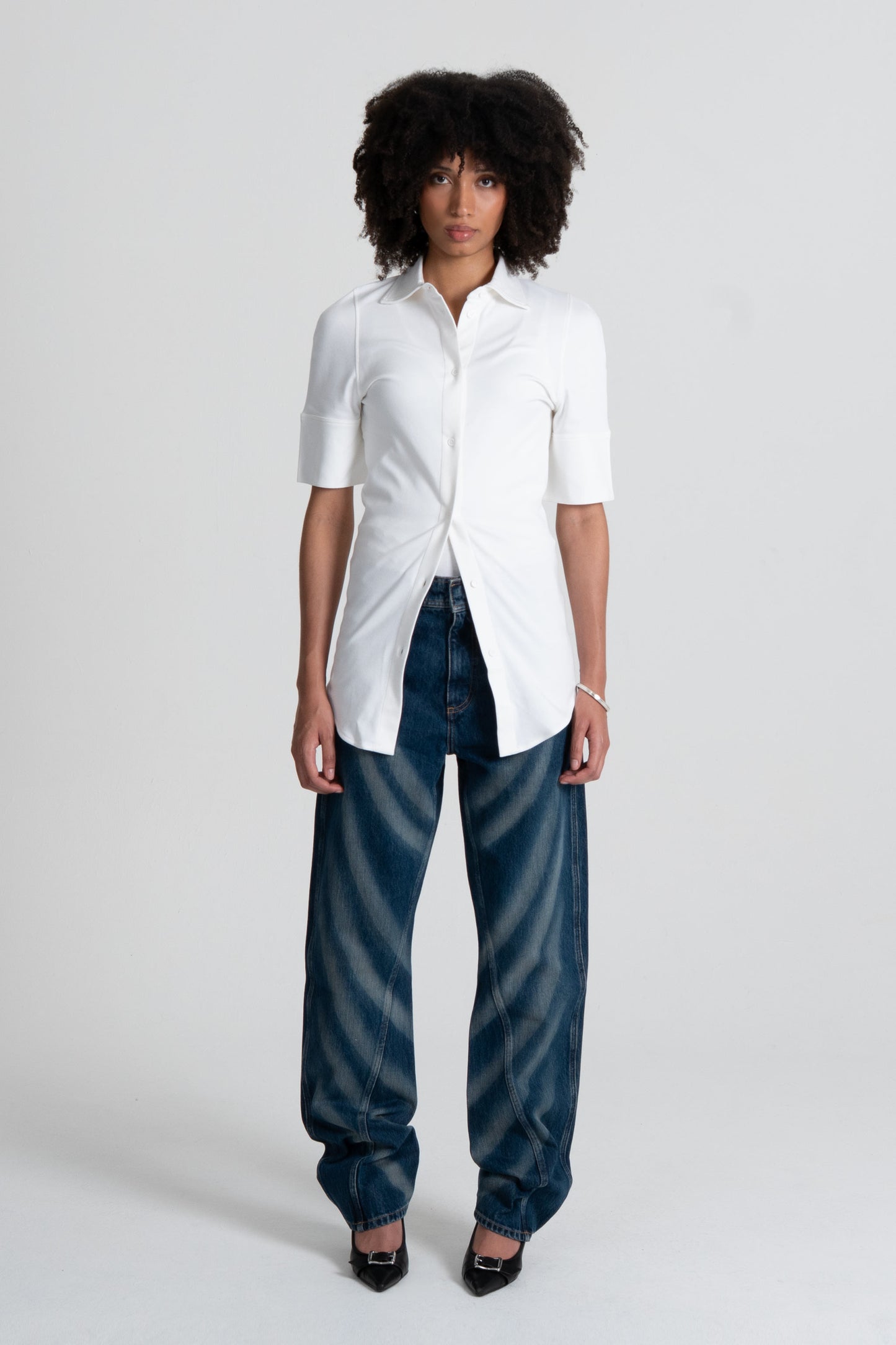 Rollup Shirt White
